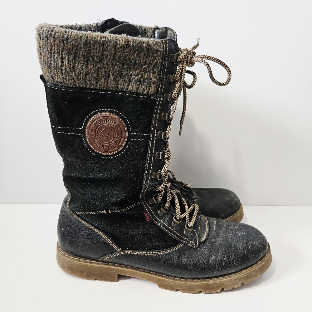 Remonte Knee High Lace Up Winter Boots Size 42 US 10 Style D9375
